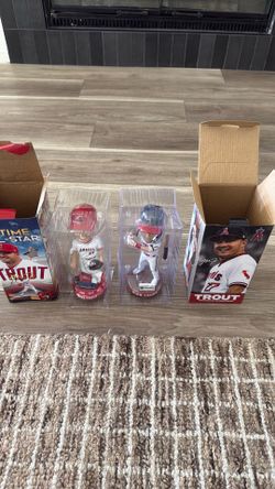 Mike Trout bobble heads