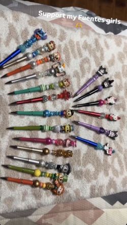 Doorables Beaded Pens .