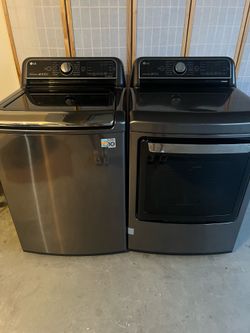 Lg washer and electric dryer set
