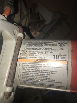 Ridgid 10” Miter Saw