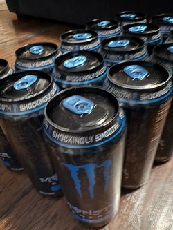 Monster Energy Drink electric blue 14 cans