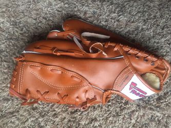 Braves Glove and softball