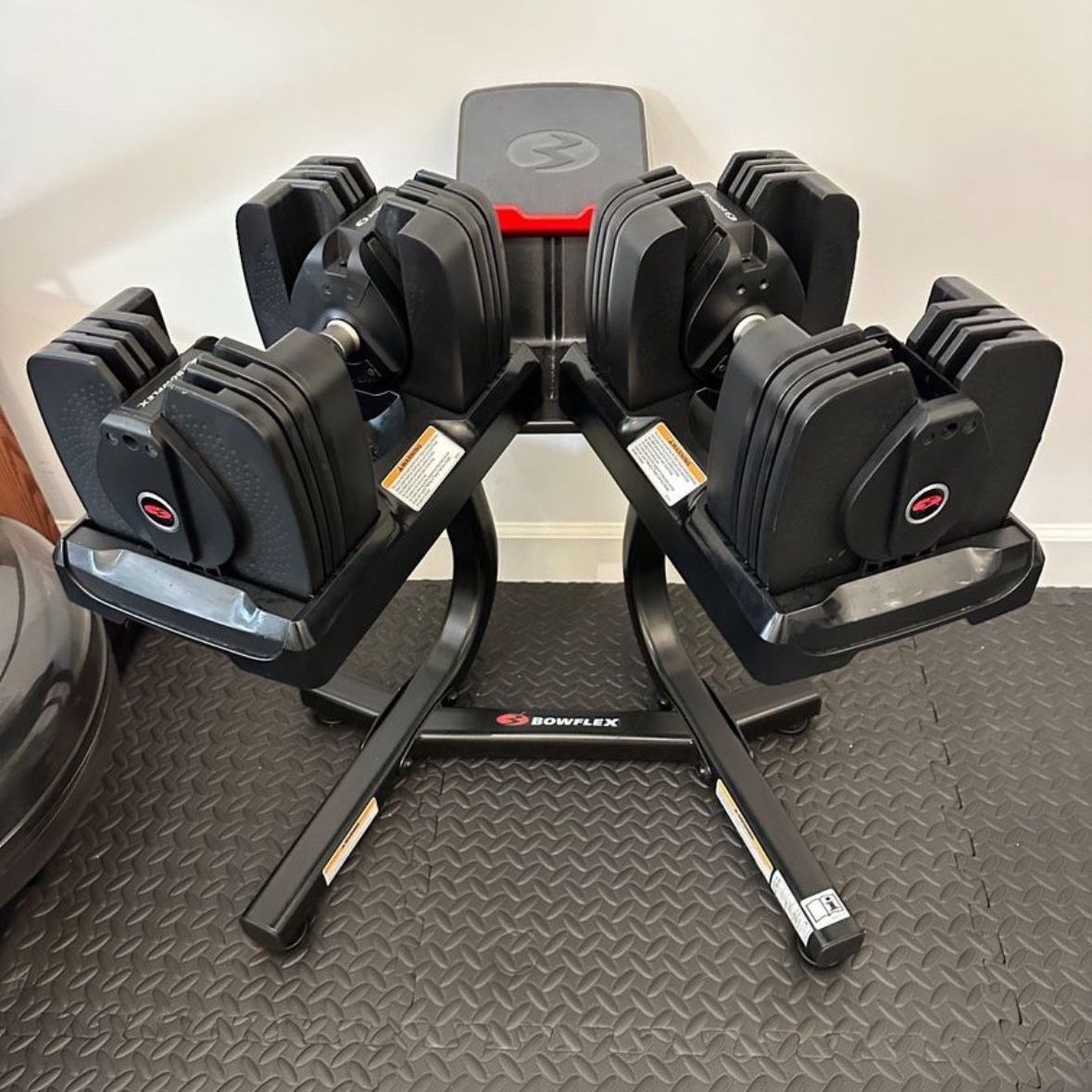 Bowflex 560 Dumbbells With Stand