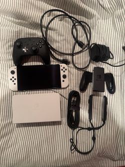 Nintendo Switch OLED White with Accessories Bundle