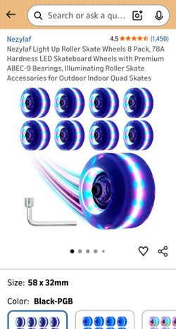 Light Up Roller Skate Wheels