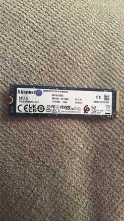 Kingston NV3 1TB PCIe 4.0 NVMe M.2 SSD