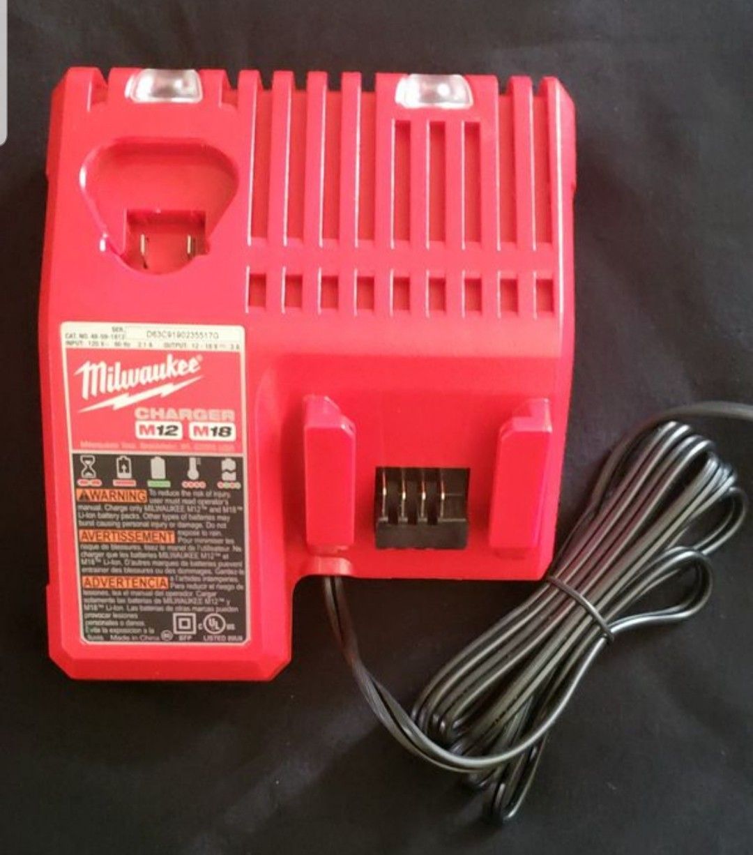 Brand New Milwaukee M12 & M18 Multi-Voltage Battery Charger-$23