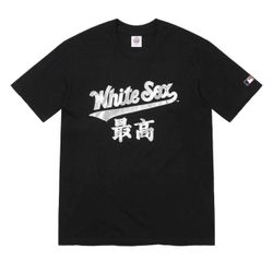 Supreme MLB Chicago White Sox Kanji Teams Tee (Size M DS NEW)