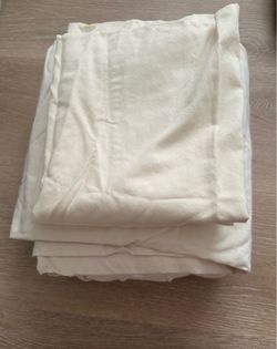 Queen fitted sheet set 💯 % Egyptian cotton (fitted, flat sheets, 2 pillowcases)