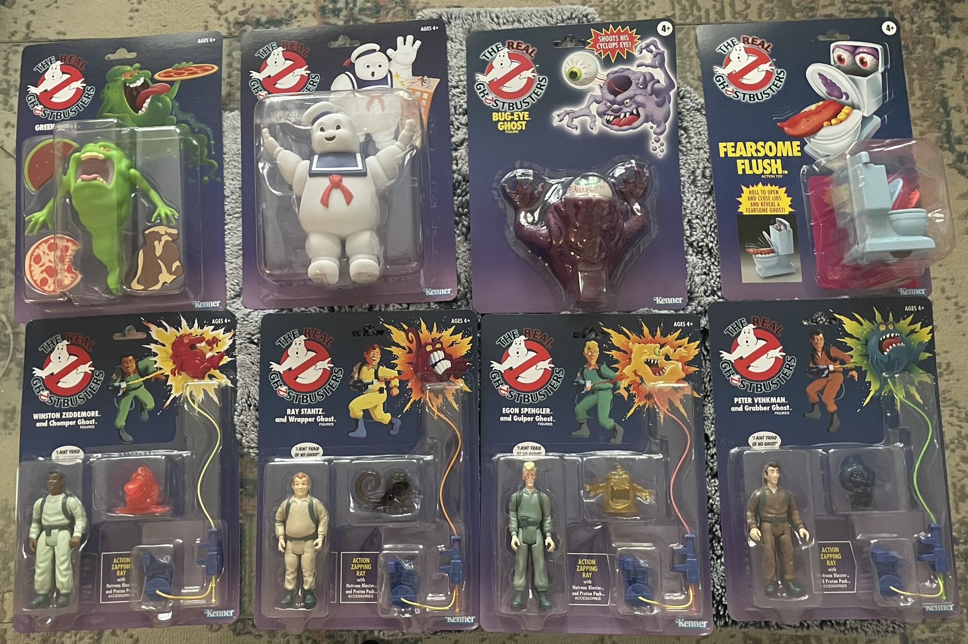 The Real Ghostbusters - Lot of 8 Figures - 2020 ~ Kenner - New In Box Set!