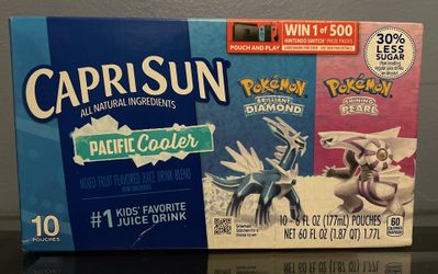 Pokemon Capri sun Pacific Cooler Limited Edition Pokémon Caprisun
