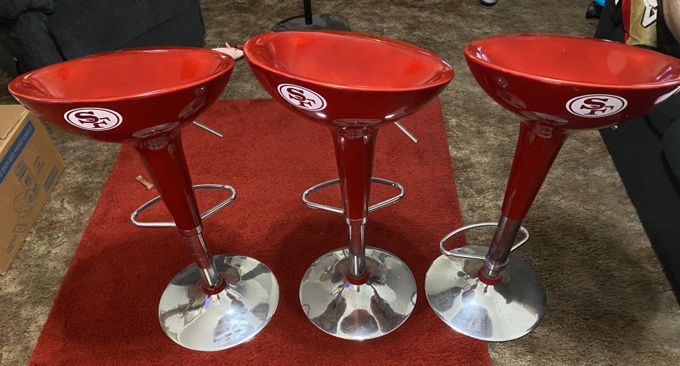 Custom 49er Bar Stools
