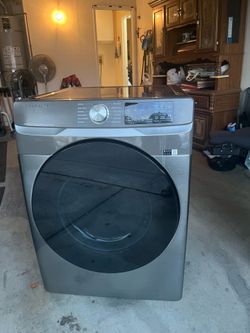 Samsung steam gas dryer 7.8 silver