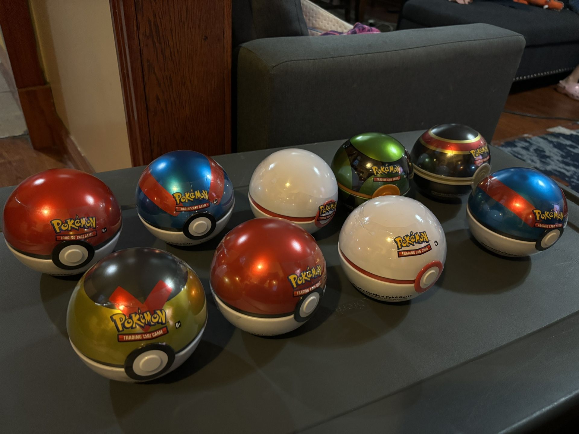 Pokemon Ball tins