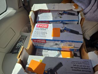 Ryobi non working barrel grip angle grinders for repair only $8 each