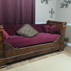 Antique  Wood Sofa  Daybed