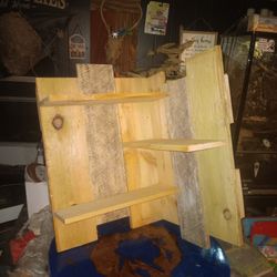 Rustic Corner Shelf 