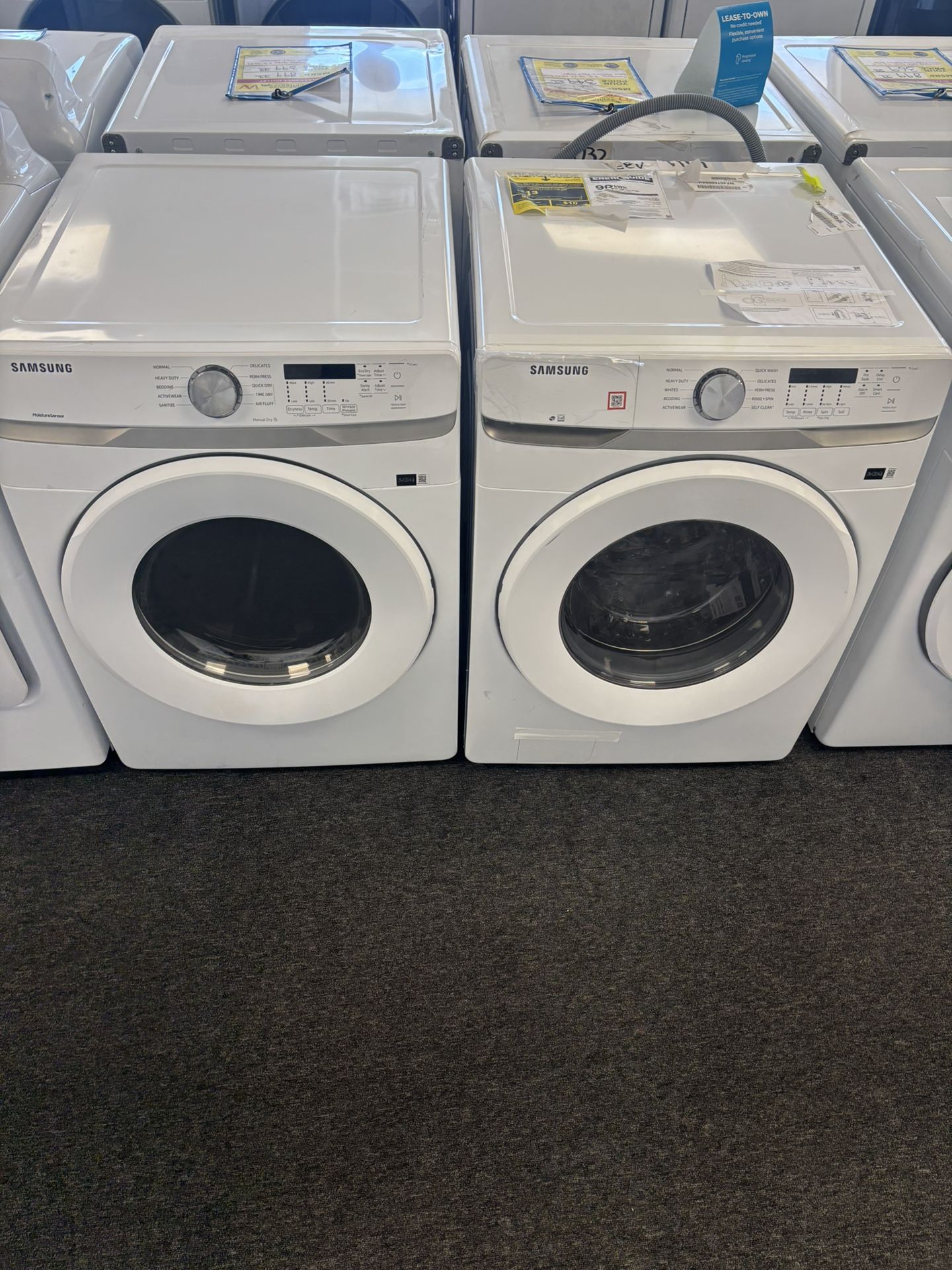 Brand new samsung washer & Dryer Set (scratch/dent)