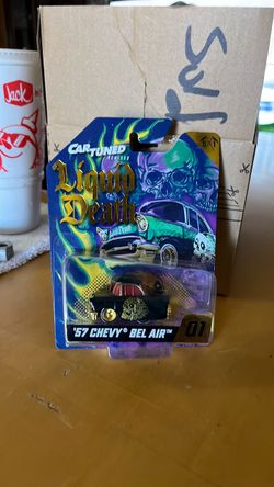 Car tuned liquid death 57 Chevy bel air diecast