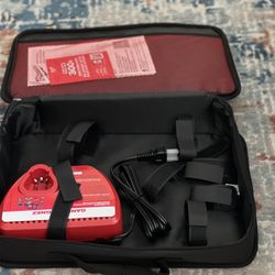 Milwaukee M12 Contractor Bag and M12 Charger