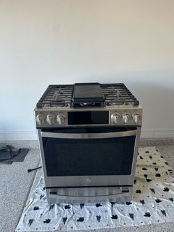 stainless steel GE profile gas stove stainless steel