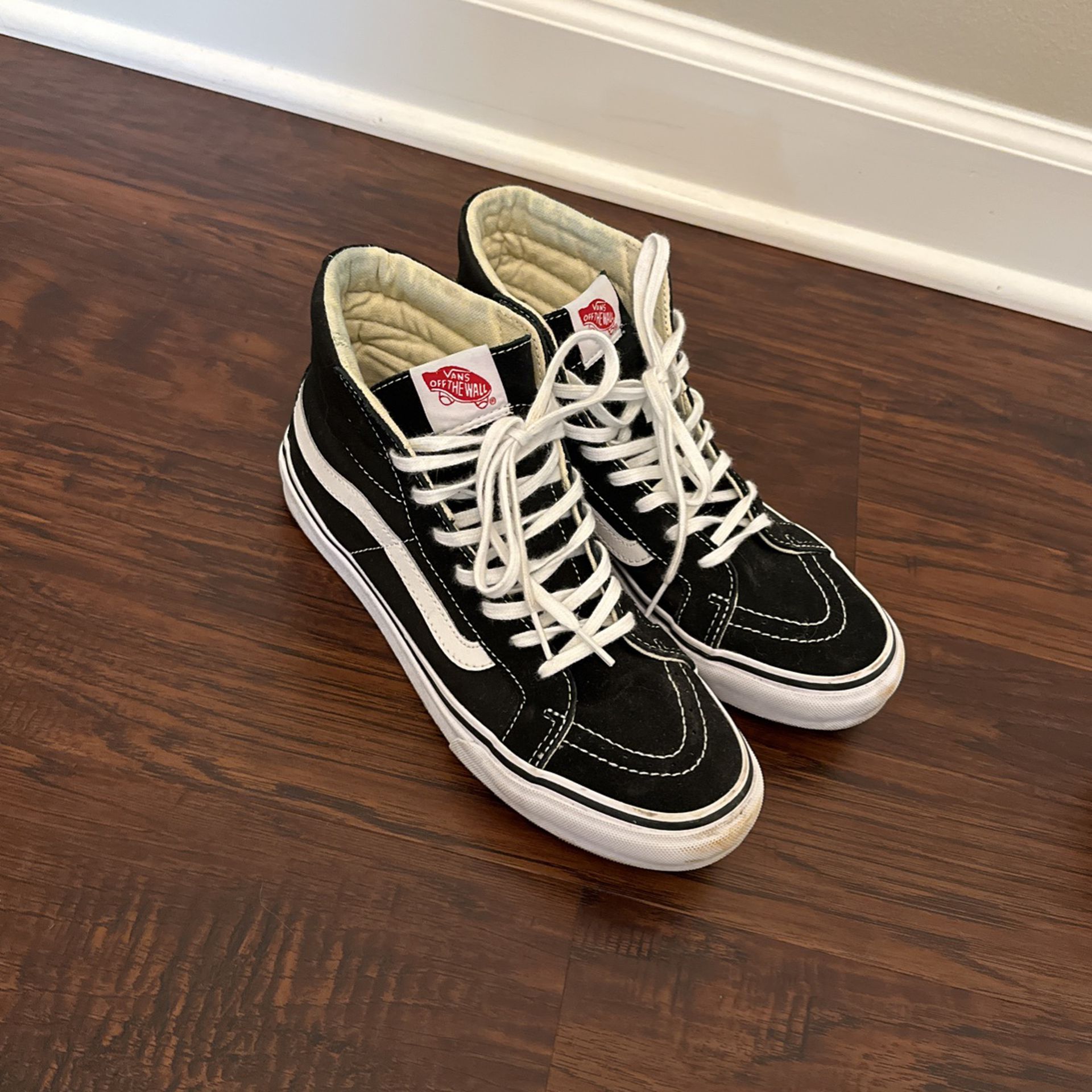 Very Gently Used Vans High tops - Woman’s Size 9