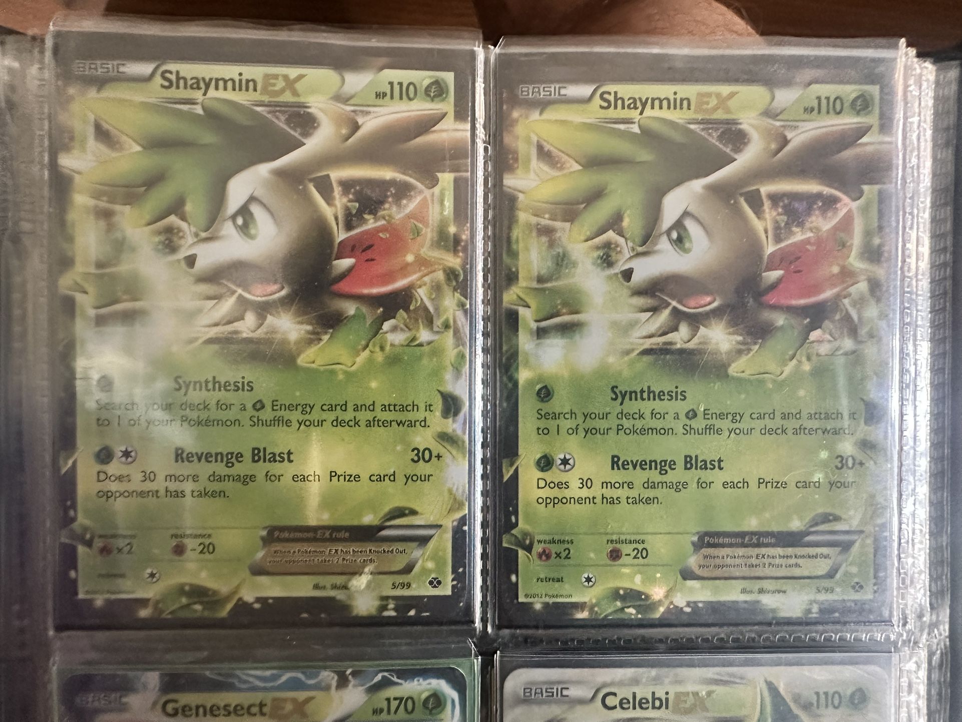 2 Shaymin ex 5/99 2012