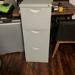 IKEA Gray 3 Drawer Filing Cabinet Letter Or Legal