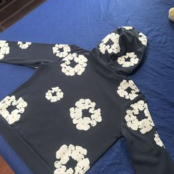 Denim Tears Navy Blue Hoodie 