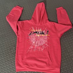 Pink Spyder Hoodie (2XL, Baggie)