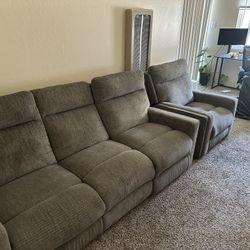 Living Spaces Grey Couches