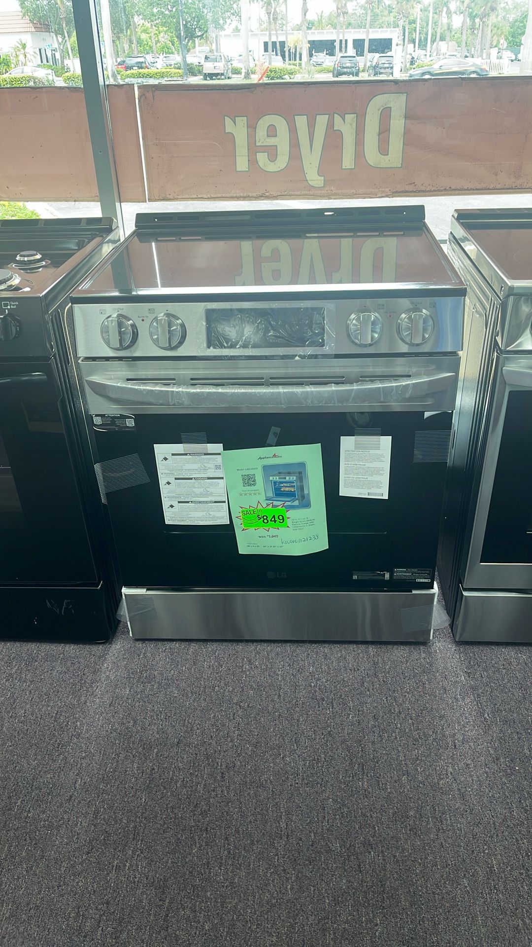 Stove Slide In New Open Box Scratch And Dents