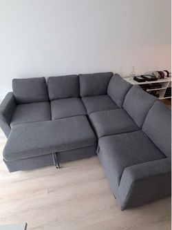 GREY SECTIONAL SOFA