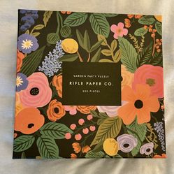 Rifle Paper Co “Garden Party” Jigsaw Puzzle 500 Pieces Complete Floral Print