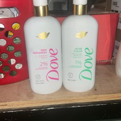 Dove Body Wash.  18.5 oz.        7 each.   