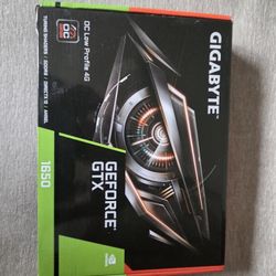 GIGABYTE NVIDIA GeForce GTX 1650 4GB GDDR6 Graphics Card - Low Profile