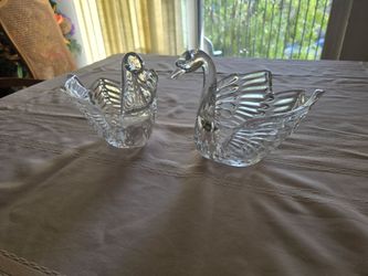 Vintage Crystal Sean Dishes