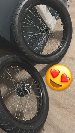 19 Inch supermotos Talaria - Will trade for 17 inch surron supermotos