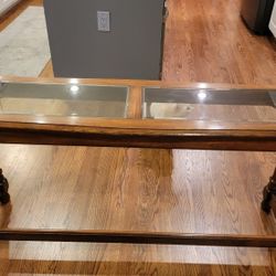 Wood Console Table