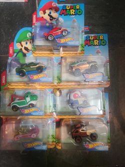Super Mario Set Hot Wheels