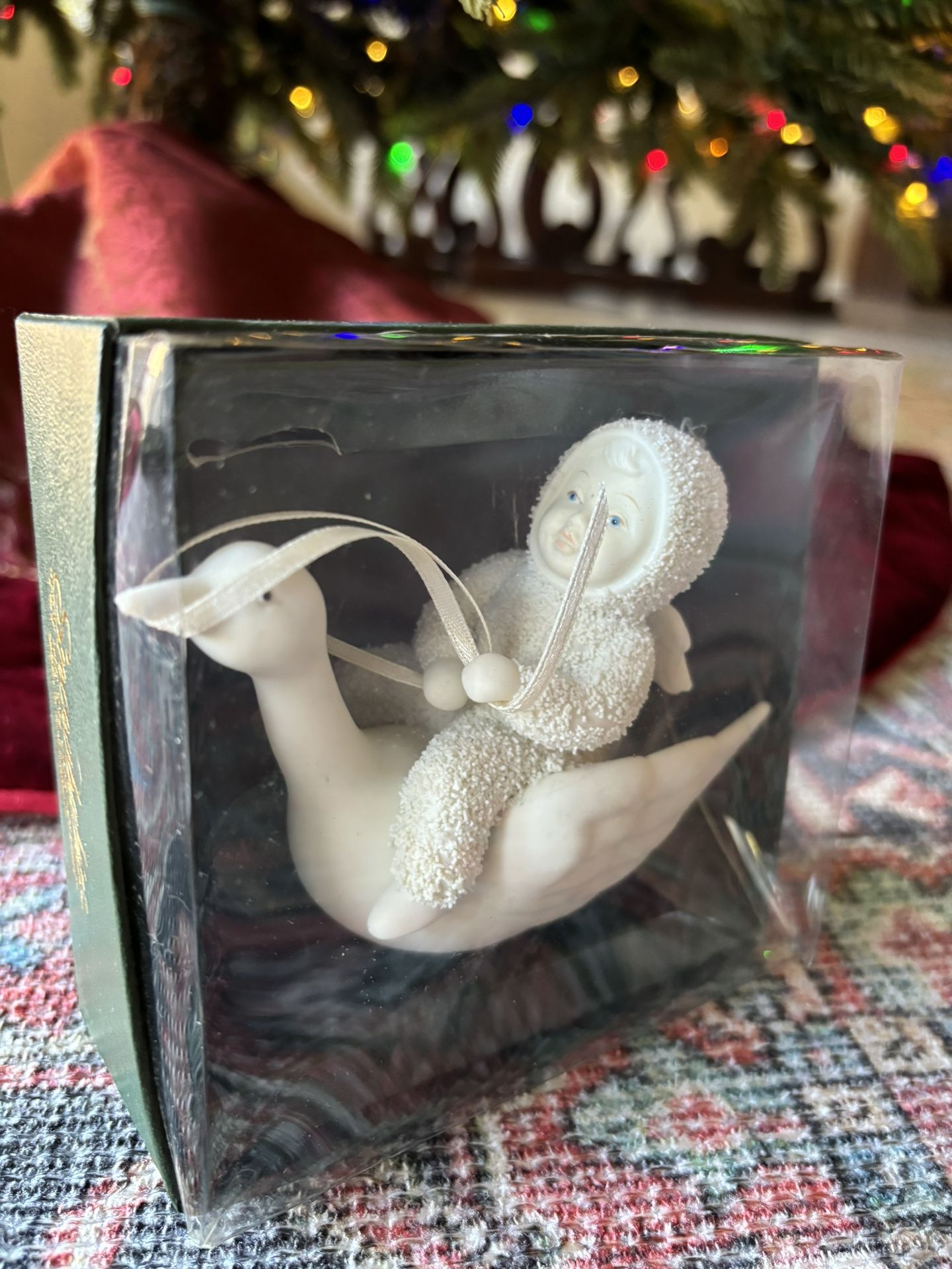 Snowbabies “Fly Me To the Moon” Ornament