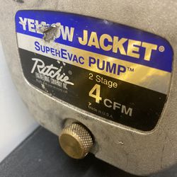 Best Ritchie Yellow Jacket 93540 SuperEvac 4 CFM - 2 Stage Vacuum Pump HVAC  Also available for sale: Milwaukee Hilti Dewalt Ridgid Ryobi makita husky