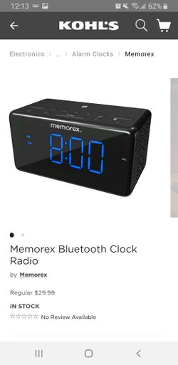 Memorex® Bluetooth® Clock Radio