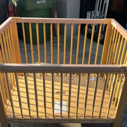 Cuna Movible Con Ruedas 