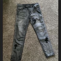 Chrome heart jeans (not reps) 