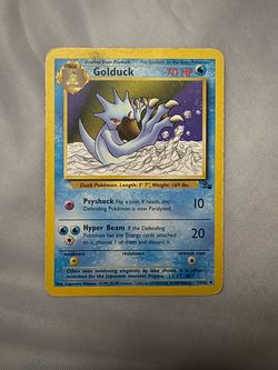 Pokemon TCG Golduck Unlimited Uncommon Fossil 35/62 LP