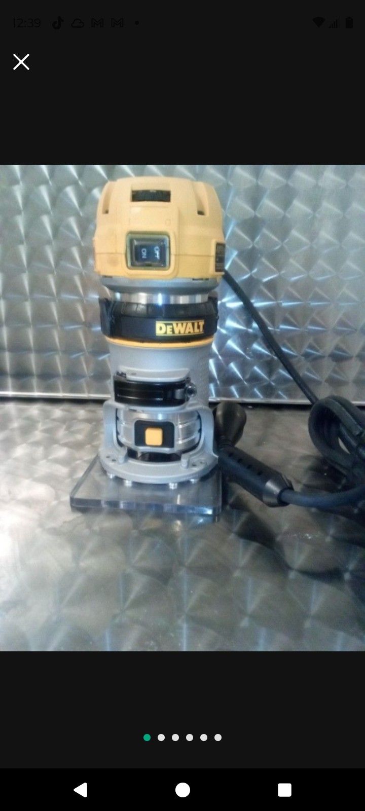 DeWalt Compact Router(Corded, NEVER USED)