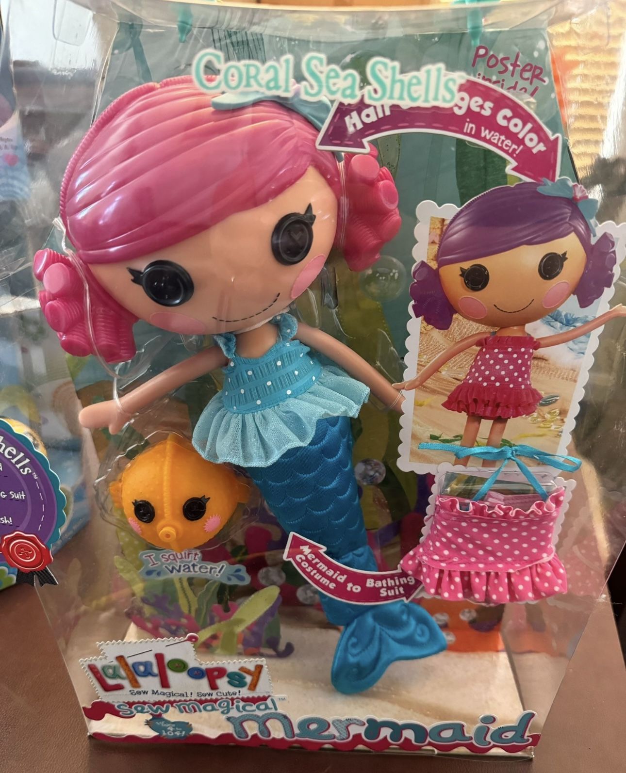 Lalaloopsy Coral Sea Shells mermaid Full Size