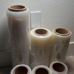 Mixed Lot of Stretch Wrap / Moving Film /Moving Supplies - Stretch Wrap Bundle