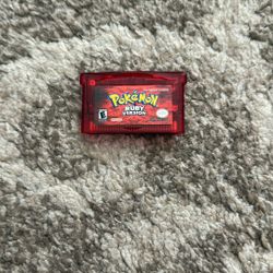 Pokemon Ruby For Nintendo Gameboy Advance